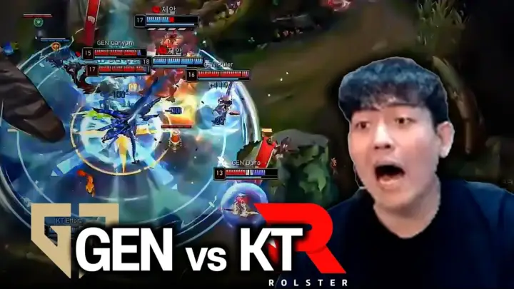 김군 유튜브의 GEN KT 역전승 LCK 경기 분석