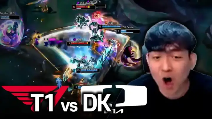 김군 유튜브의 T1 DK 경기 분석과 과감한 이니시에이션 장면
