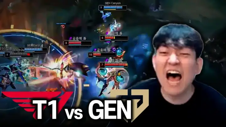 김군 유튜브의 T1 GEN 경기 분석 영상 관련 대표 이미지
