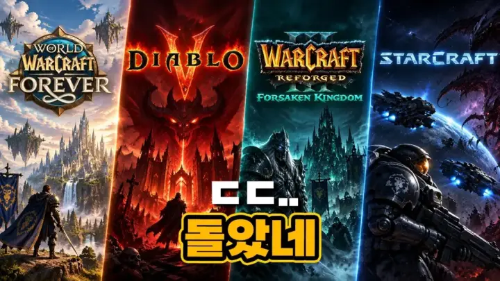 카사노박TV가 정리한 블리즈컨 1일차 게임 발표