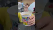 허팝이 확인하는 찬물 컵라면 면과 차가운 국물