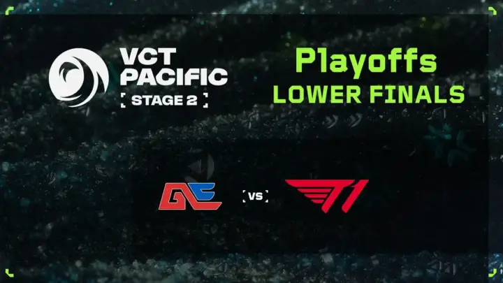 GE와 T1의 GE vs T1 결승 진출전 발로란트 e스포츠 경기 이미지