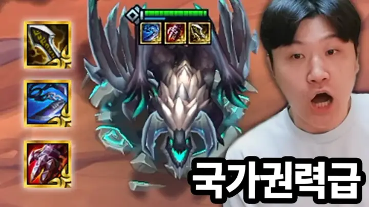 잡상싱의 국가 권력 용가리 롤체 플레이 장면