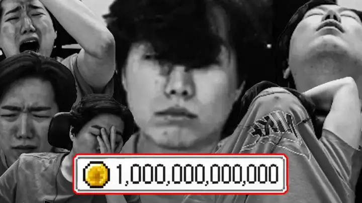 동수칸TV의 메이플 큐브 돌리기 장비 강화 장면