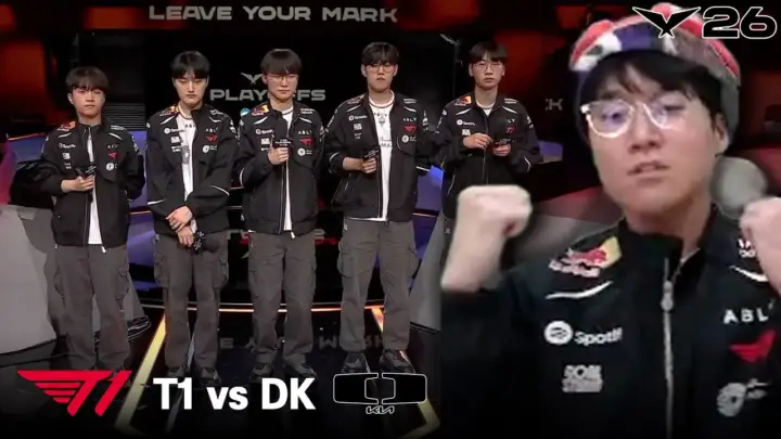 운타라의 T1 DK 경기 리액션 영상 대표 이미지