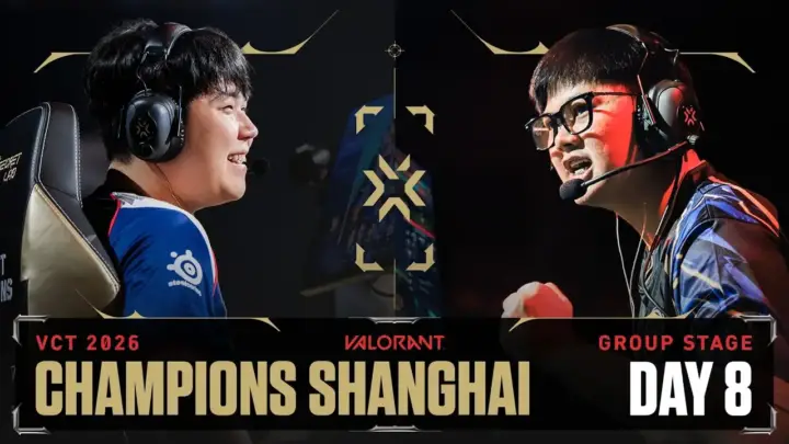 챔피언스 상하이 8일차 GE와 EDG, T1과 JDG의 발로란트 경기