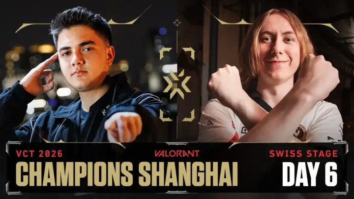 챔피언스 상하이 그룹 스테이지 6일차 VIT·LOUD·100T·FUT 대진 이미지
