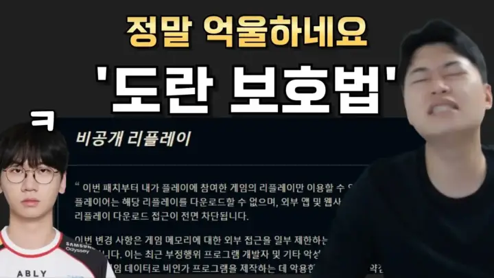 도란 리플레이와 관전 피드백을 설명하는 정글선생 진영준